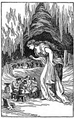 Freyja in the Cave of the Dwarves