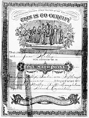 1881 Marriage Certificate