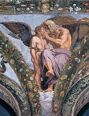 Cupid pleading with Jupiter for Psyche