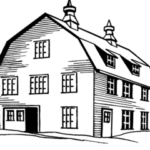 drawing of gambrel roof
