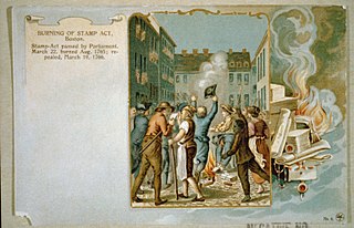 Burning of the Stamp Act 1903