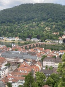 View of Heidelberg & Necker River