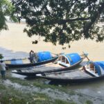 Kolkata boats on the River Ganges