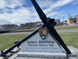 Marker for Salem Maritime National Historic Site