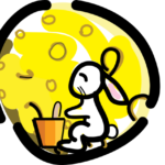 Rabbit on the Moon emoji